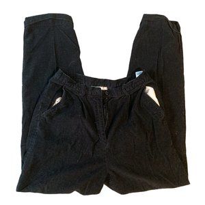 NWOT Annex Black Corduroy Pants, Size 10